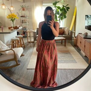 Brand New w/ Tags! Rachel Zoe Full Graphic Maxi Skirt